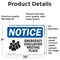 Signmission Emergency Evacuation Meeting Place Sign With Symbol, 10 in W x Rectangle, Vinyl Decal OS-2PACK-NS-D-710-L-11791 - alternate 3